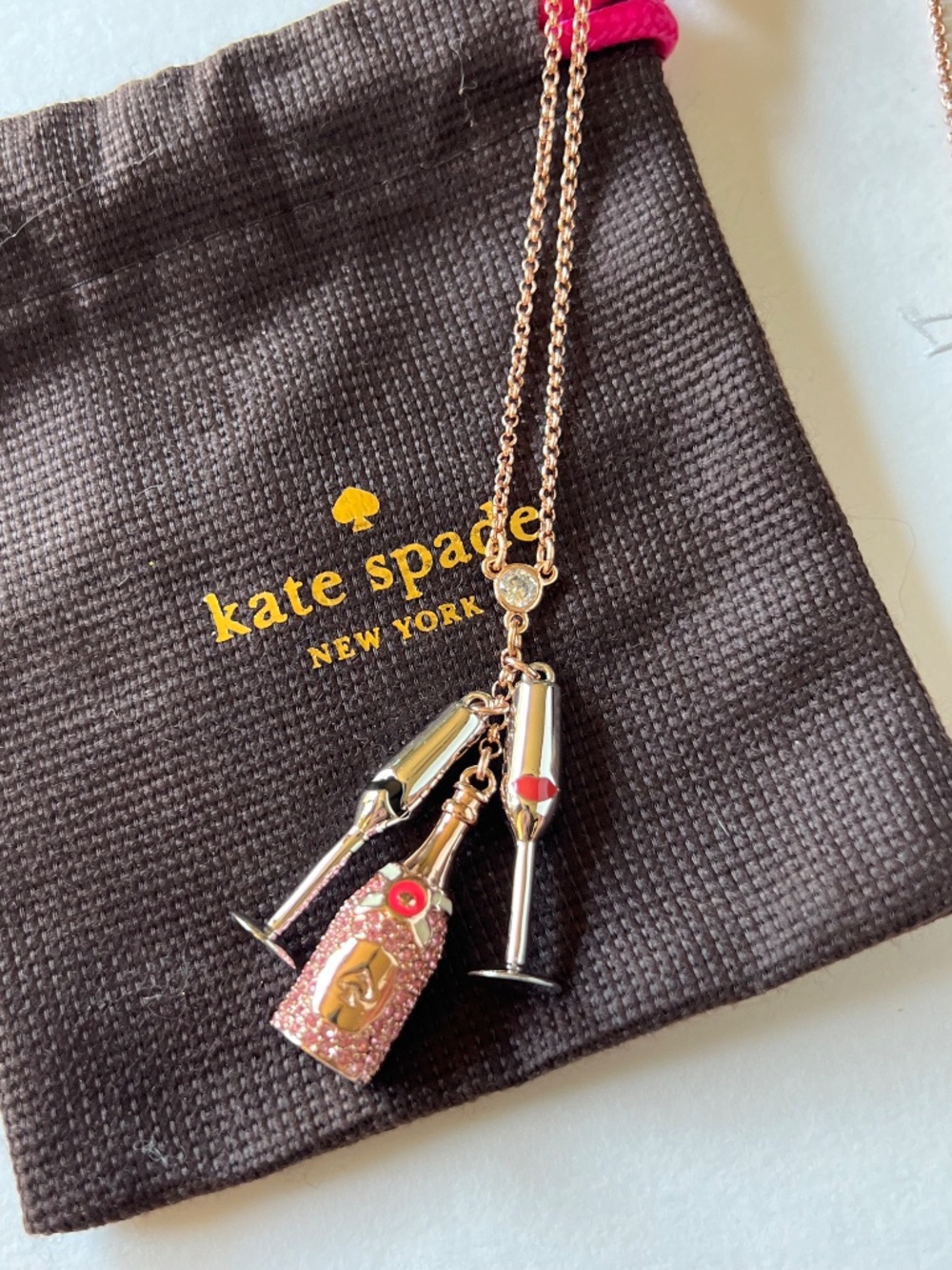 Kate Spade Make Magic Pendant Necklace and Earring Set NWT w/Kate Spade Bag - Picture 10 of 11
